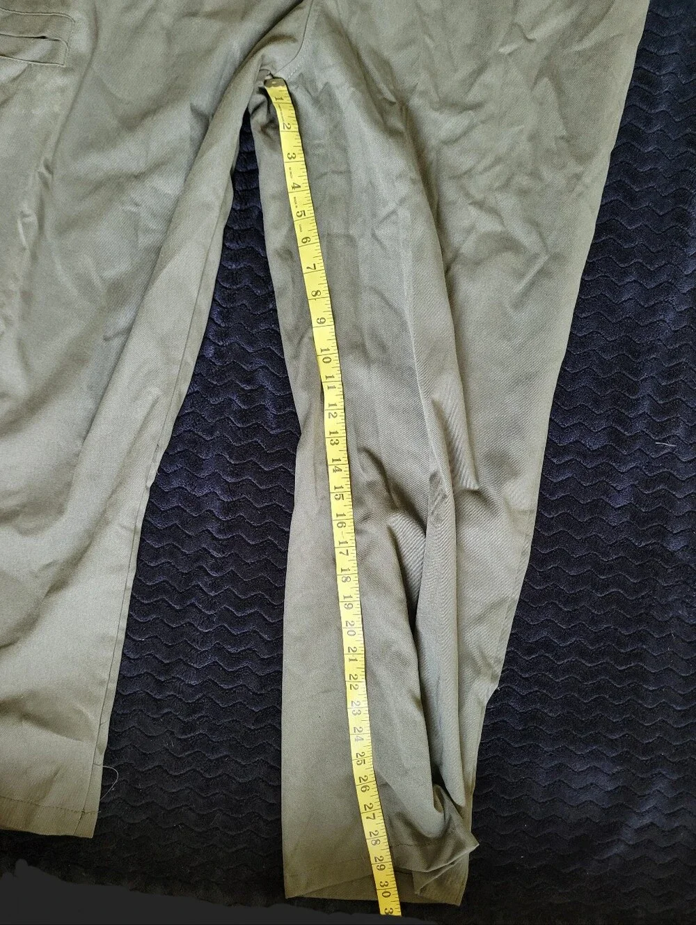 Top Gun Flight Suit Costume - Olive Green Jumpsuit - Picture 11 of 16